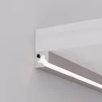 Профиль c экраном SL-KANT-H10-SQUARE-2000 CHAMPAGNE GOLD Алюминий+пластик