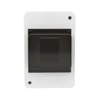 Щиток 4 мод настенный FRAME, белый, с тонированной дверцей | F04W0WD | DKC