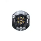 Розетка фаркопа (для прицепа) 12В, 7 контактов, металл