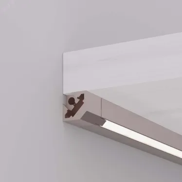 Профиль c экраном SL-KANT-H10-SQUARE-2000 CHAMPAGNE GOLD Алюминий+пластик