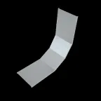 Крышка лестничного верт. внутр. угла 90 гр. 700 мм HD | KLNL90-700 HD | КМ - профиль