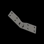                  Комплект шарнирных соединителей для лестничного лотка H100 s:2,0 мм HD N | LSHU3 HD N | КМ - профиль
               