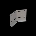                  Регулируемый горизонтальный соединитель для лестничного лотка H150 s:2,0 мм HD N | LSPNLU4 HD N | КМ - профиль
               