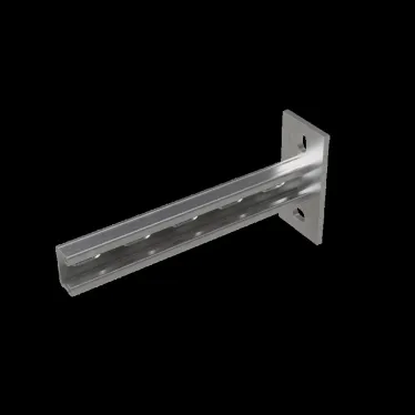 Страт-консоль одиночная усиленная развернутая 41х21 L850 s:2,5 мм | KSSUR21-850 | КМ - профиль