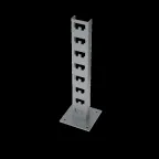 Стойка напольная кабельная L800 s:2,0 мм HD | NSS800 HD | КМ - профиль