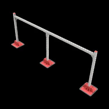 Опорная конструкция для гор. прямоуг. воздуховодов  TECHNORAPTOR LIGHTFOOT 2500х1000 HD | KM-TR-LTF-SSHRAD-2500-1000 HD | КМ - профиль