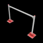 Опорная конструкция для гор. прямоуг. воздуховодов  TECHNORAPTOR LIGHTFOOT 1500х1000 HD | KM-TR-LTF-SSHRAD-1500-1000 HD | КМ - профиль