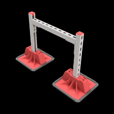 Опорная конструкция для гор. прямоуг. воздуховодов  TECHNORAPTOR LIGHTFOOT 500х500 | KM-TR-LTF-SSHRAD-500-500 | КМ - профиль