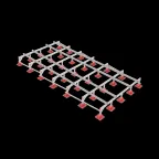 Опорная конструкция для установки оборудования TECHNORAPTOR LIGHTFOOT 3000х6000 тип 2 HD | KM-TR-LTF-SSEI-3000-6000-2 HD | КМ - профиль