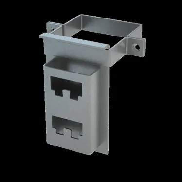 Комплект крепления к опоре 80х80 s:2,5 мм HD | KMZ80-80-2.5 HD | КМ - профиль