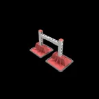 Опорная конструкция для гор. прямоуг. воздуховодов  TECHNORAPTOR LIGHTFOOT 350х500 HD | KM-TR-LTF-SSHRAD-350-500 HD | КМ - профиль