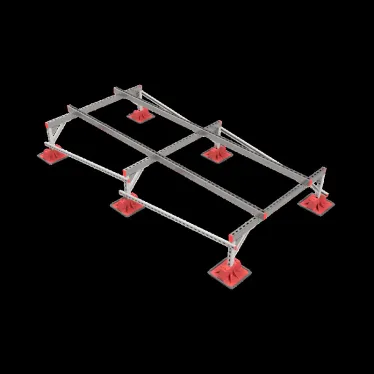 Опорная конструкция для установки оборудования TECHNORAPTOR LIGHTFOOT 1500х3000 тип 1 HD | KM-TR-LTF-SSEI-1500-3000-1 HD | КМ - профиль