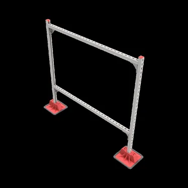 Опорная конструкция для гор. прямоуг. воздуховодов  TECHNORAPTOR LIGHTFOOT 1500х1500 HD | KM-TR-LTF-SSHRAD-1500-1500 HD | КМ - профиль