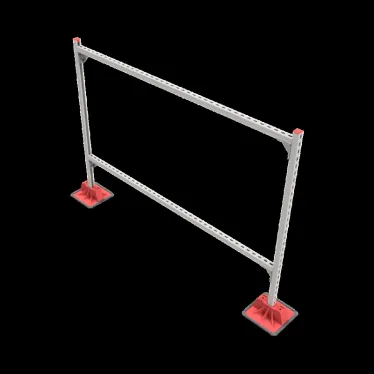 Опорная конструкция для гор. прямоуг. воздуховодов  TECHNORAPTOR LIGHTFOOT 2000х1500 HD | KM-TR-LTF-SSHRAD-2000-1500 HD | КМ - профиль