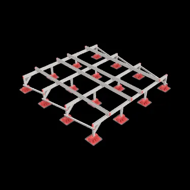 Опорная конструкция для установки оборудования TECHNORAPTOR LIGHTFOOT 3000х3000 HD | KM-TR-LTF-SSEI-3000-3000 HD | КМ - профиль