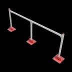 Опорная конструкция для гор. прямоуг. воздуховодов  TECHNORAPTOR LIGHTFOOT 2500х1000 | KM-TR-LTF-SSHRAD-2500-1000 | КМ - профиль