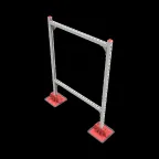 Опорная конструкция для гор. прямоуг. воздуховодов  TECHNORAPTOR LIGHTFOOT 1000х1500 | KM-TR-LTF-SSHRAD-1000-1500 | КМ - профиль