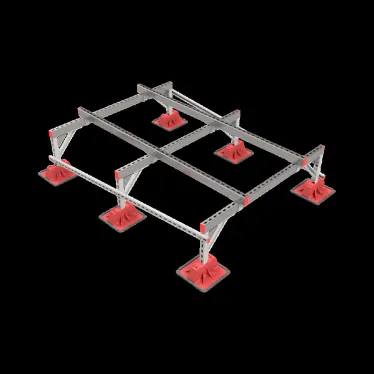 Опорная конструкция для установки оборудования TECHNORAPTOR LIGHTFOOT 1500х2000 тип 2 | KM-TR-LTF-SSEI-1500-2000-2 | КМ - профиль