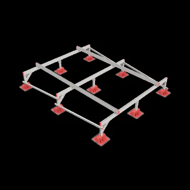 Опорная конструкция для установки оборудования TECHNORAPTOR LIGHTFOOT 2500х3000 тип 1 | KM-TR-LTF-SSEI-2500-3000-1 | КМ - профиль