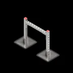 Опорная конструкция для гор. прямоуг. воздуховодов  TECHNORAPTOR STEELFOOT 500х500 | KM-TR-STF-SSHRAD-500-500 | КМ - профиль