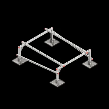 Опорная конструкция для установки оборудования TECHNORAPTOR STEELFOOT 1200х1500 HD | KM-TR-STF-SSEI-1200-1500 HD | КМ - профиль