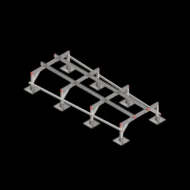 Опорная конструкция для установки оборудования TECHNORAPTOR STEELFOOT 1200х3000 тип 3 HD | KM-TR-STF-SSEI-1200-3000-3 HD | КМ - профиль