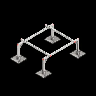 Опорная конструкция для установки оборудования TECHNORAPTOR STEELFOOT 1200х1000 HD | KM-TR-STF-SSEI-1200-1000 HD | КМ - профиль