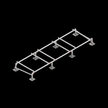 Опорная конструкция для установки оборудования TECHNORAPTOR STEELFOOT 5000х1500 | KM-TR-STF-SSEI-5000-1500 | КМ - профиль