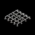 Опорная конструкция для установки оборудования TECHNORAPTOR STEELFOOT 3500х3500 | KM-TR-STF-SSEI-3500-3500 | КМ - профиль