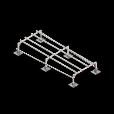 Опорная конструкция для установки оборудования TECHNORAPTOR STEELFOOT 1200х3000 тип 2 HD | KM-TR-STF-SSEI-1200-3000-2 HD | КМ - профиль