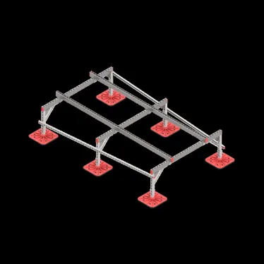 Опорная конструкция для установки оборудования TECHNORAPTOR FOOT 1500х2500 HD | KM-TR-F-SSEI-1500-2500 HD | КМ - профиль