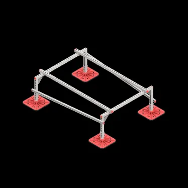 Опорная конструкция для установки оборудования TECHNORAPTOR FOOT 1200х1700 | KM-TR-F-SSEI-1200-1700 | КМ - профиль