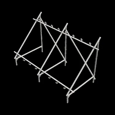 Опорная конструкция для установки нескольких солнечных панелей/коллекторов TECHNORAPTOR HD | KM-TR-SSfMMPI-C HD | КМ - профиль