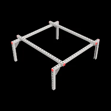 Опорная конструкция для установки оборудования TECHNORAPTOR 1200х1200 HD | KM-TR-SSEI-1200-1200 HD | КМ - профиль