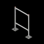 Опорная конструкция для гор. прямоуг. воздуховодов  TECHNORAPTOR STEELFOOT 1000х1500 HD | KM-TR-STF-SSHRAD-1000-1500 HD | КМ - профиль