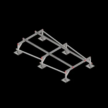 Опорная конструкция для установки оборудования TECHNORAPTOR STEELFOOT 1500х3000 тип 1 HD | KM-TR-STF-SSEI-1500-3000-1 HD | КМ - профиль