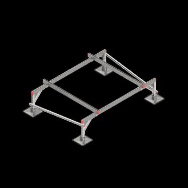 Опорная конструкция для установки оборудования TECHNORAPTOR STEELFOOT 2000х1500 тип 2 | KM-TR-STF-SSEI-2000-1500-2 | КМ - профиль