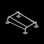 Опорная конструкция для установки оборудования TECHNORAPTOR STEELFOOT 1200х2000 тип 1 | KM-TR-STF-SSEI-1200-2000-1 | КМ - профиль