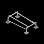 Опорная конструкция для установки оборудования TECHNORAPTOR STEELFOOT 1000х2000 тип 1 | KM-TR-STF-SSEI-1000-2000-1 | КМ - профиль