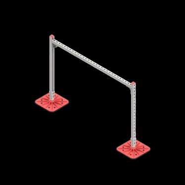 Опорная конструкция для гор. прямоуг. воздуховодов  TECHNORAPTOR FOOT 1500х1000 HD | KM-TR-F-SSHRAD-1500-1000 HD | КМ - профиль