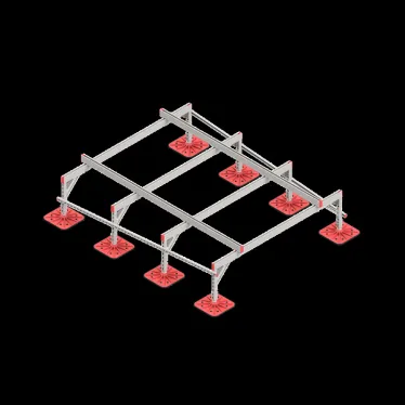 Опорная конструкция для установки оборудования TECHNORAPTOR FOOT 2000х2500 HD | KM-TR-F-SSEI-2000-2500 HD | КМ - профиль