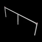 Опорная конструкция для гор. прямоуг. воздуховодов  TECHNORAPTOR 3000х1000 HD | KM-TR-SSHRAD-3000-1000 HD | КМ - профиль