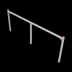 Опорная конструкция для гор. прямоуг. воздуховодов  TECHNORAPTOR 2500х1000 | KM-TR-SSHRAD-2500-1000 | КМ - профиль