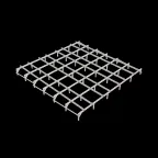 Опорная конструкция для установки оборудования TECHNORAPTOR 6000х6000 | KM-TR-SSEI-6000-6000 | КМ - профиль