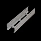                  Лоток лестничный 150х200х1,2 L6000 мм HD N | LL150-200-1.2-6000 HD N | КМ - профиль
               