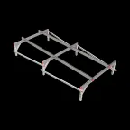 Опорная конструкция для установки оборудования TECHNORAPTOR 1500х3000 тип 1 | KM-TR-SSEI-1500-3000-1 | КМ - профиль