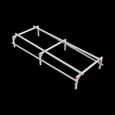 Опорная конструкция для установки оборудования TECHNORAPTOR 1200х3000 тип 1 | KM-TR-SSEI-1200-3000-1 | КМ - профиль