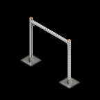 Опорная конструкция для гор. прямоуг. воздуховодов  TECHNORAPTOR STEELFOOT 1000х1000 HD | KM-TR-STF-SSHRAD-1000-1000 HD | КМ - профиль