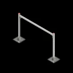 Опорная конструкция для гор. прямоуг. воздуховодов  TECHNORAPTOR STEELFOOT 1500х1000 HD | KM-TR-STF-SSHRAD-1500-1000 HD | КМ - профиль