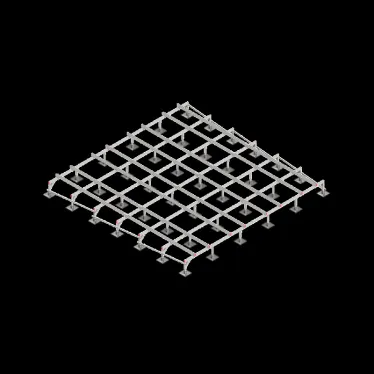 Опорная конструкция для установки оборудования TECHNORAPTOR STEELFOOT 6000х6000 HD | KM-TR-STF-SSEI-6000-6000 HD | КМ - профиль